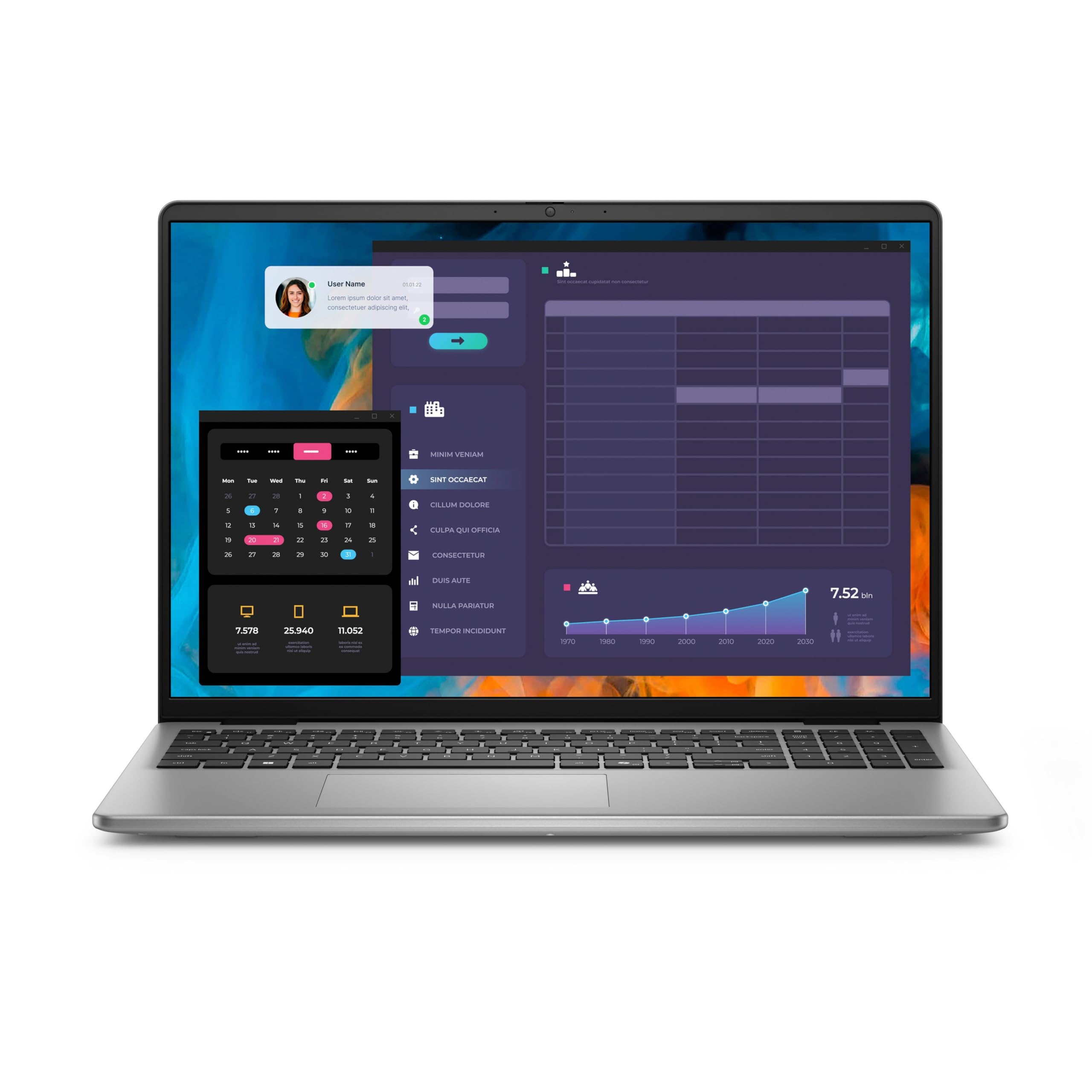 Dell Vostro 5640 Intel Core i7-150U 16GB DDR5 RAM 512GB SSD